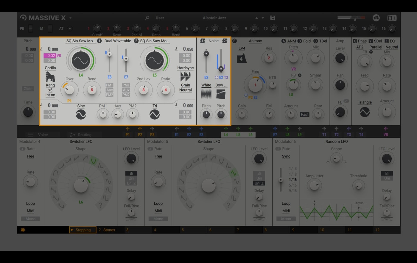 Massive X oscillator