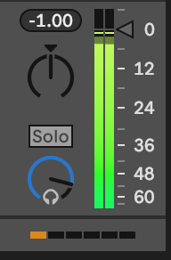 A fader that isn't clipping (from the Splice blog: "How to prepare your mix for mastering").
